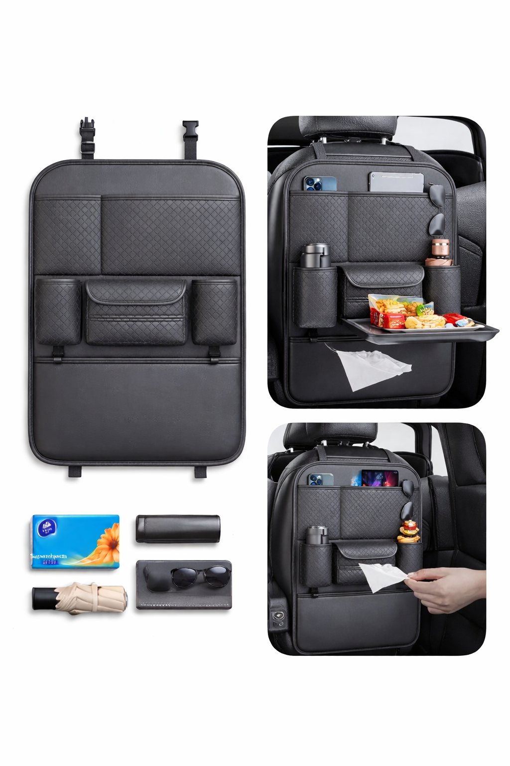 CarCompanion™ Rear Seat Organizer – Edition Premium