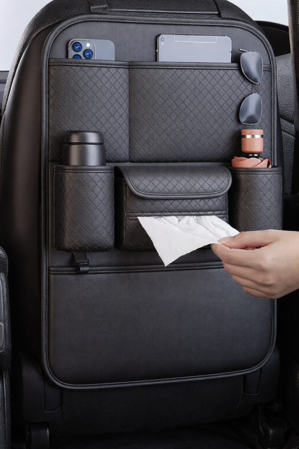 CarCompanion™ Rear Seat Organizer – Edition Premium