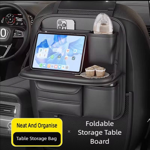 Organisateur de siège arrière voiture – Car Seat Organizer avec table pliable